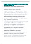 FLORIDA NOTARY FINAL PAPER 2025&sol;2026 ANSWERS AND QUESTIONS GRADED A&plus;