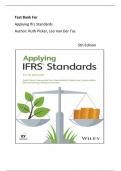 Test Bank For Applying IFRS Standards&comma; 5th Edition  by Ruth Picker &period;All Chapters 1-24