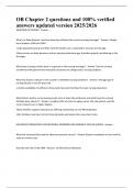 OB Chapter 2 questions and 100&percnt; verified  answers updated version 2025&sol;2026