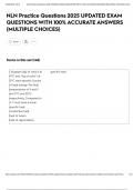 NLN Practice Questions 2025 UPDATED EXAM QUESTIONS WITH 100&percnt; ACCURATE ANSWERS &lpar;MULTIPLE CHOICES&rpar;
