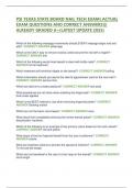 PSI TEXAS STATE BOARD NAIL TECH EXAM&lpar; ACTUAL EXAM QUESTIONS AND CORRECT ANSWERS&rpar;&vert;&vert; ALREADY GRADED A&plus;&lpar;LATEST UPDATE 2025&rpar;