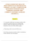 ATI RN COMMUNITY HEALTH  PROCTORED EXAM 2025&sol;2026 BANK  VERSION A&comma; B AND C COMPLETE 600  QUESTIONS WITH DETAILED  VERIFIED ANSWERS &lpar;100&percnt;  CORRECT ANSWERS&rpar; &sol;ALREADY  GRADED A&plus;