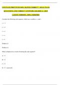CSP EXAM PREP WITH 100&percnt; RATED CORRECT   REAL EXAM QUESTIONS AND CORRECT ANSWERS&vert; GRADED A&plus; &vert;2025 LATEST VERSION &vert; 100&percnt; VERIFIED