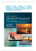TESTBANK FOR LEMONE & BURKE&rsquo;S MEDICAL- SURGICAL NURSING&colon; CLINICAL REASONING IN HOSPITAL CLIENT CARE 7TH EDITION&sol;ALL CHAPTERS 1-52