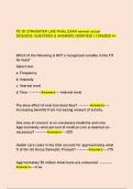 PE 101 STRAIGHTER LINE FINAL EXAM newest actual  2025&sol;2026 QUESTIONS & ANSWERS &lpar;VERIFIED&rpar; &vert; &vert; GRADED A&plus;
