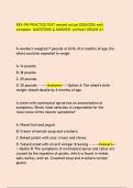 REX-PN PRACTICE TEST newest actual 2025&sol;2026 with  complete QUESTIONS & ANSWER&comma; verified &vert; GRADE A&plus;