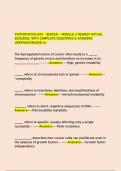 PATHOPHYSIOLOGY - BIOD331 - MODULE 2 NEWEST ACTUAL  2025&sol;2026 WITH COMPLETE QUESTIONS & ANSWERS VERIFIED&sol;GRADED A&plus;