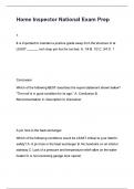 Home Inspector National Exam Prep