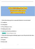 ATLS 10th Edition Post Test Actual Questions with Verified Answers &lpar;2025 &sol; 2026&rpar;&comma; 100&percnt; Guarantee Score Pass