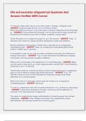 Ellis and associates Lifeguard test Questions And  Answers Verified 100&percnt; Correct