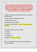 NHA &lpar;NATIONAL HEALTHCAREER ASSOCIATION&rpar;  LINE OF SERVICE TEST BANK LATEST 2025 ACTUAL  EXAM WITH COMPLETE QUESTIONS AND CORRECT  DETAILED ANSWERS &lpar;100&percnt; VERIFIED ANSWERS&rpar;  &vert;ALREADY GRADED A&plus;&vert;&vert;LATEST EXAM&excl;&excl;&excl;&excl;&vert;&vert; 