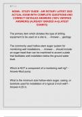 NGWA - STUDY GUIDE - AIR ROTARY LATEST 2025  ACTUAL EXAM WITH COMPLETE QUESTIONS AND  CORRECT DETAILED ANSWERS &lpar;100&percnt; VERIFIED  ANSWERS&rpar; &vert;ALREADY GRADED A&plus;&vert;&vert;LATEST  EXAM&excl;&excl;&excl;&vert;&vert; 