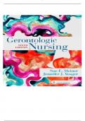 TEST BANK FOR GERONTOLOGIC NURSING 6TH EDITION BY MEINER &lpar; A&plus; GRADED 100&percnt; VERIFIED&rpar;