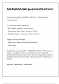 SANS GICSP exam questions with answers