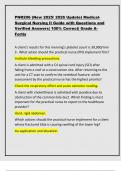 PNR206 EXAM 3 MED SURG 2 PNR206 &lpar;New 2025  Update&rpar; Medical-Surgical Nursing II Guide with  Questions and Verified Answers&vert; 100&percnt; Correct&vert;  Grade A