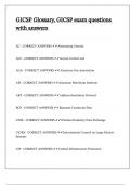 GICSP Glossary&comma; GICSP exam questions with answers