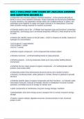 NAS 2 CHALLENGE CORE EXAMS SET 2025&sol;2026 ANSWERS AND QUESTIONS GRADED A&plus;