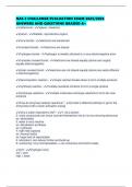 NAS 2 CHALLENGE EVALUATION EXAM 2025&sol;2026 ANSWERS AND QUESTIONS GRADED A&plus;