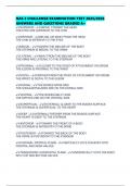 NAS 2 CHALLENGE EXAMINATION TEST 2025&sol;2026 ANSWERS AND QUESTIONS GRADED A&plus;