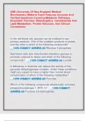 UNE &lpar;University Of New England&rpar; Medical  Biochemistry Midterm Exam Features Accurate And  Verified Questions Covering Metabolic Pathways&comma;  Enzymatic Function&comma; Bioenergetics&comma; Carbohydrate And  Lipid Metabolism&comma; Protein Structure&comma; And Clinical  Correlations