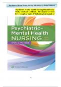 Psychiatric Mental Health Nursing 8th edition by Shelia Videbeck Test Bank &comma; All Chapter Covered 1-24 &vert; Complete Guide With Rationales&vert; Graded A&plus;