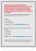 UNE &lpar;University Of New England&rpar; Medical  Biochemistry Midterm Exam Features Accurate And  Verified Questions Covering Metabolic Pathways&comma;  Enzymatic Function&comma; Bioenergetics&comma; Carbohydrate And  Lipid Metabolism&comma; Protein Structure&comma; And Clinical  Correlations