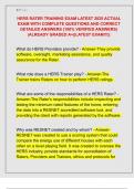 HERS RATER TRAINING EXAM LATEST 2025 ACTUAL  EXAM WITH COMPLETE QUESTIONS AND CORRECT  DETAILED ANSWERS &lpar;100&percnt; VERIFIED ANSWERS&rpar;  &vert;ALREADY GRADED A&plus;&vert;&vert;LATEST EXAM&excl;&excl;&excl;&vert;&vert;