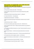 OHIO SCHOOL OF PHLEBOTOMY TEST PAPER 2025&sol;2026 ANSWERS AND QUESTIONS GRADED A&plus;