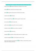 Business 101 Final Exam&vert; Questions with Complete Solutions 100&percnt; Solved&vert; Grade A&plus; 