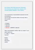 Nur 216 Exam 3 2025 &sol;2026 Actual exam &lpar;Testing Real   Exam Questions&rpar; and verified&sol;Correct  Answers &lpar; 100&percnt;  accurate&rpar; ALREADY GRADED A&plus;&sol; GET IT RIGHT&excl;&excl;  