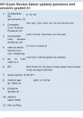 NFI Exam Review &lpar;latest update&rpar; questions and answers graded A&plus;