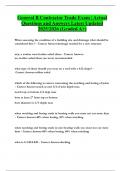 General B Contractor Trade Exam &vert; Actual Questions and Answers Latest Updated 2025&sol;2026 &lpar;Graded A&plus;&rpar;