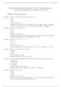 HESI A2 Mathematics 2024&sol;2025 &ndash; 100&percnt; Verified Questions with Expert Rationales for Guaranteed Success