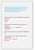 AMZL EXAM 2025&sol;2026 ACTUAL COMPLETE REAL EXAM   QUESTIONS &vert;MOST TESTED QUESTIONS AND CORRECT  ANSWERS &lpar;VERIFIED ANSWERS&rpar; &vert;100&percnt; ACCURATE&vert;  ALREADY GRADED A&plus;&sol;GET IT RIGHT&excl;&excl;  