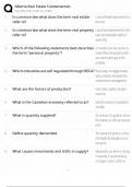 real estate licensing prep Alberta Real Estate Fundamentals 2025 update