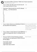 Texas Special Effects Operator TFM06 Test Practice Questions