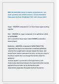 BMS 300 2025&sol;2026&sol; Actual Complete comprehensive  real  exam questions and verified answers &lpar; Correct Detailed &  Elaborated&rpar; ACTUAL EXAM 2025 TEST 100&percnt; Solved 2025&excl;&excl; 