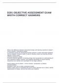 D291 OBJECTIVE ASSESSMENT EXAM WIOTH CORRECT ANSWERS