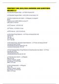PROPHECY EKG 2025&sol;2026 ANSWERS AND QUESTIONS GRADED A&plus;