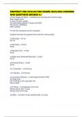 PROPHECY EKG EVALUATION EXAMS 2025&sol;2026 ANSWERS AND QUESTIONS GRADED A&plus;
