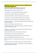 PROPHECY EKG TEST PAPER 2025&sol;2026 ANSWERS AND QUESTIONS GRADED A&plus;