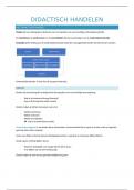 Samenvatting -  didactisch handelen