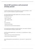 Wood NFI questions well answered already passed
