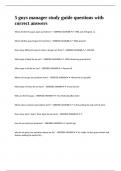 5 guys manager study guide questions with correct answers&period;