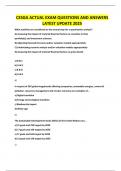 CESGA ACTUAL EXAM QUESTIONS AND ANSWERS LATEST UPDATE 2025