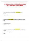 IAI CERTIFICATION EXAM 2025 &vert;CERTIFIED EXAM QUESTIONS AND ANSWERS
