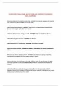 NURS 3720 FINAL EXAM QUESTIONS AND CORRECT ANSWERS 100&percnt; VERIFIED&excl;&excl;