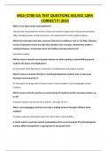 WGU D700 OA TEST QUESTIONS SOLVED 100&percnt; CORRECT&excl;&excl;&excl; 2025