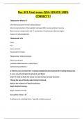 Nur 421 Final exam Q&percnt;A SOLVED 100&percnt; CORRECT&excl;&excl;&excl;