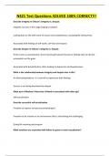 N421 Test Questions SOLVED 100&percnt; CORRECT&excl;&excl;